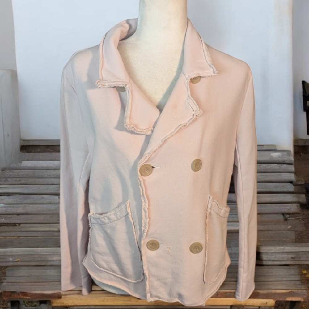Frank & Eileen Light Pink Double-Breasted Jacket - Picture 10 of 10